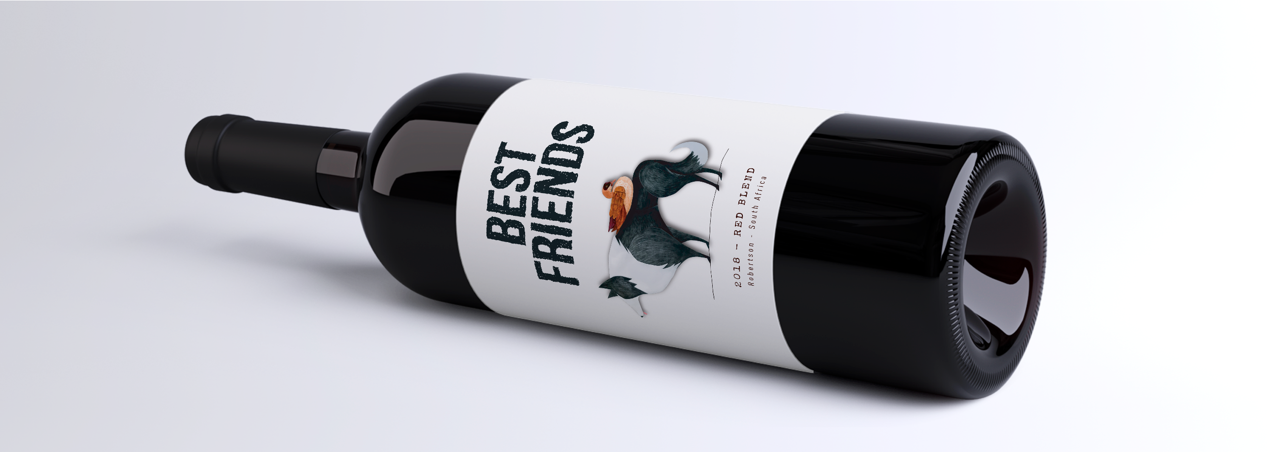 Best Friends - Zandvliet Wine Label Design-4